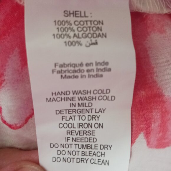 Lalla Nissa, Tiered Maxi Floral Skirt, Medium, Floral Print Stretch Waist w/ Tie - Picture 15 of 15